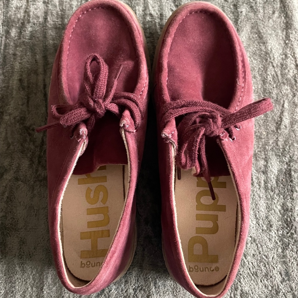 Hush Puppies Bridget Women's Loafer -Burgundy size 9, wide